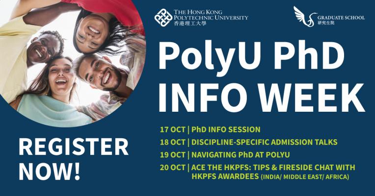 PolyU PhD Info Week (17 - 20 Oct 2023)