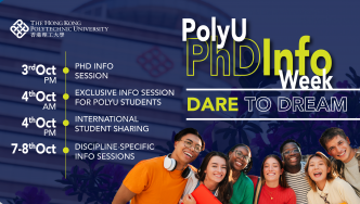 Dare to dream with PolyU’s PhD studies today!